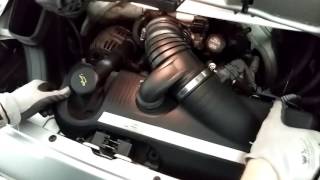 How to change air filter intake on porsche 911 997 [upl. by Nepil788]