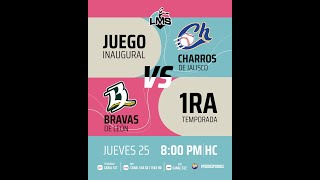 Liga Mexicana De Softbol  Juego Inaugural  Charros de Jalisco vs Bravas de León [upl. by Ycinuq]