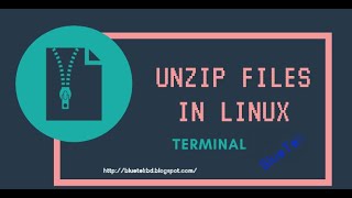 How to unzip a file or folder in Linux  Ubuntu  Linux Mint  Updated [upl. by Oiznun]