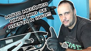 APRENDA ESTICAR A CORRENTE DA MOTO [upl. by Greenwood]