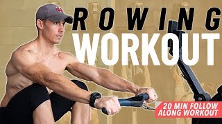 The PERFECT BEGINNER Rowing Workout [upl. by Anitniuq]