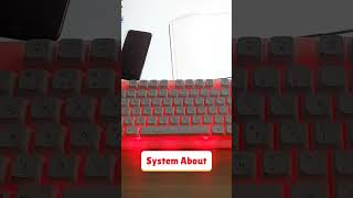 quotHow to Check Your System Info in Seconds ⚙️💻quot asmr windowstricks computerkeyboard gaming [upl. by Niamert]