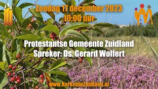 Livestream Eredienst Welkomkerk 17 december 2023 1000 [upl. by Etolas]