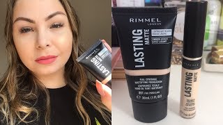 Rimmel Lasting Matte Foundation Wear Test amp First Impressions [upl. by Timms250]