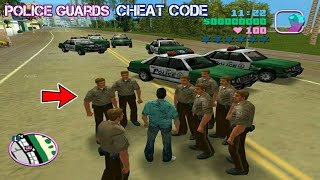 GTA Vice City Police Guards Cheat Code  Police Guards In GTA Vice City  SHAKEELGTA [upl. by Gilson]