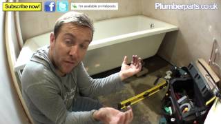 HOW TO INSTALL A BATH  Plumbing Tips [upl. by Phillis]