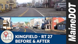 Kingfield  Rt 27 Reconstruction  MaineDOT [upl. by Verneuil335]