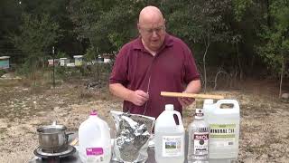 Varroa Mite fogging treatment new formula better coverage kill and control varroa [upl. by Whitebook]