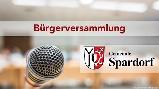 Bürgerversammlung 2024 [upl. by Atinreb514]