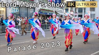 Lord Mayors Show London 11112023 Full Parade 8K60 [upl. by Edlin]