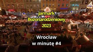 Jarmark Bożonarodzeniowy  4K  rozpoczęcie Wrocław 24112023 [upl. by Nyhagen866]