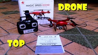 Drone dji magic speed X52HD da gearbest ideal para iniciantes [upl. by Ettesyl]