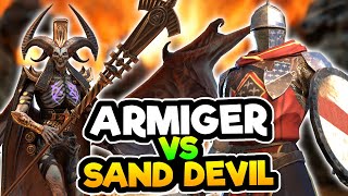 ARMIGER STILL MVP IN RAIDS MOST DIFFICULT DUNGEON  SAND DEVIL 25  RAID SHADOW LEGENDS [upl. by Kinom]