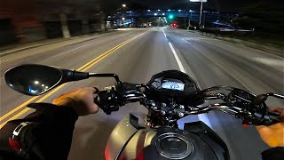 MOTOVLOG NA MADRUGADA DE FAN 160 COM ESCAPE DORE [upl. by Leelahk]