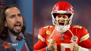 FIRST THINGS FIRST  Nick reacts to Kansas City 218 PPG last season lowest in Mahomes era [upl. by Milissa]