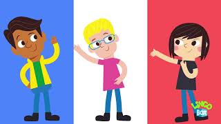 French Say your name song  Tu tappelles comment Je mappelle French song French songs for kids [upl. by Kcerb]