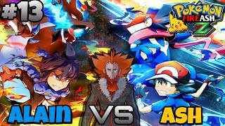 Pokemon Fire Ash 🔥 Kalos Region Part 13  Ash vs Alain aur Lysandre ka dhamaka   HINDI  RadarK [upl. by Alat]