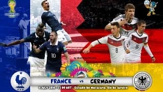 Highlights Francia vs Germania 01 quarti di finale Mondiale 2014 [upl. by Neal]