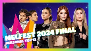 melodifestivalen 2024 final  my top 12 🇸🇪 [upl. by Batish]