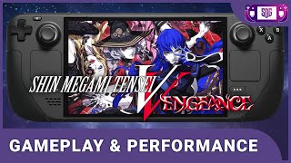 Shin Megami Tensei V Vengeance Steam Deck Gameplay amp Performance [upl. by Nylessej]