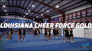 Summer Practice With Louisiana Cheer Force Gold [upl. by Chere]