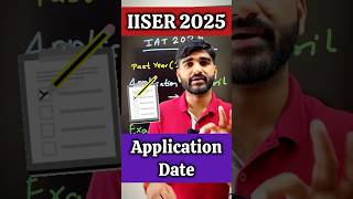 IISER Aptitude Test 2025 Application Form amp Exam Date  IISER Exam Information 2025 iiser2025 [upl. by Martz]