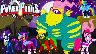 My Little Pony Mane 6 Transforms into Power Ponies  MLP Coloring Videos For Kids [upl. by Nihi]