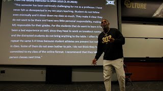 Deion Sanders RIPS Colorado players after reading a note from a professor  ESPN College Football [upl. by Fessuoy]