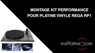 Montage du kit performance pour platine vinyle REGA RP1 [upl. by Gorges668]