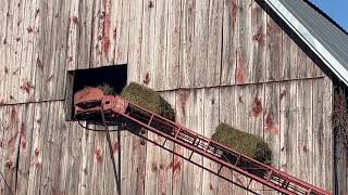 Last Hay of 2023 goes into the Barn [upl. by Terti]