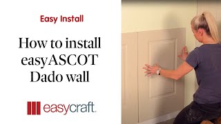 Easycraft DIY 2  Installing an easyASCOT Dado Wall with Kyal amp Kara [upl. by Arek981]