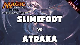 BONUS COMMANDER  SLIMEFOOT vs ATRAXA  GAMEPLAY DE TEST [upl. by Darcia371]