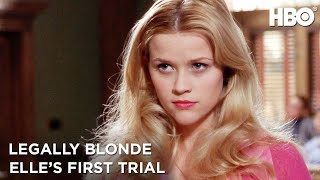 Elle Woods First Trial  Legally Blonde  HBO [upl. by Leoni]