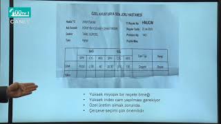 Sağlık Meslek Yüksek Okulu Uzaktan Eğitim Dersleri  Optisyenlik IV Reçete Uygulamaları [upl. by Ennove]