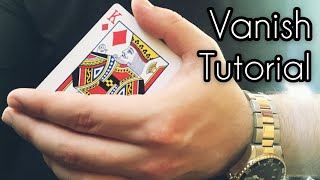 Visually Vanish a Playing Card INSTANTLY  Magic Tutorial [upl. by Onabru]