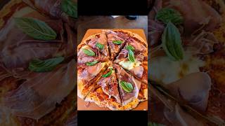 Prosciutto Pizza baked on pizza stone [upl. by Huntley]