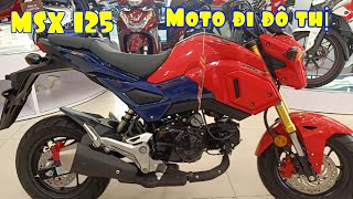 Review Đánh giá Honda MSX 125 2020 Xe mô tô cỡ nhỏ đi đô thị cực thích  Huy xế nổ [upl. by Imefulo]