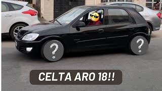 Novas rodas do celta Lançamento Volcano Aro 18 [upl. by Milewski116]