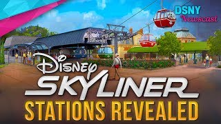 Disney Skyliner GONDOLA Stations Revealed for Walt Disney World  Disney News  120817 [upl. by Sukin]