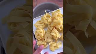 Pappardelle with Wild Mushroom Ragu foodshorts pasta [upl. by Ydnarb]