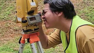 Tutorial setting up total station [upl. by Harlin]