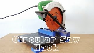 Circular saw Hack  Make A Mini Chop saw Machine [upl. by Moclam]