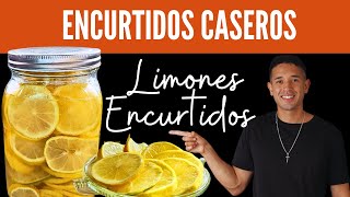 Aprende a hacer LIMONES EN CONSERVA encurtidos pickles [upl. by Llehcar]