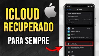 COMO RECUPERAR CONTA DO ICLOUD APPLE SEM EMAIL SENHA NÚMERO qualquer iphone [upl. by Lemmie]