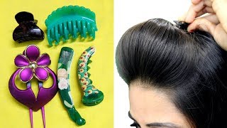 How To Use Hair ClutcherTo Make Quick amp Easy HairstylesHair Puff ponytail amp bun [upl. by Row]