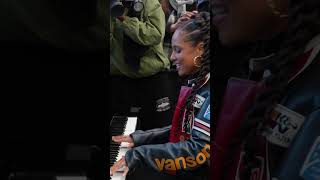 Alicia Keys performs at London train station [upl. by Koerner]