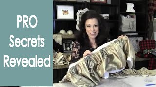 Creating A Gorgeous Bed Skirt For Your Poster Bed  Easy Sewing Tutorial By Renee Romeo [upl. by Geffner51]