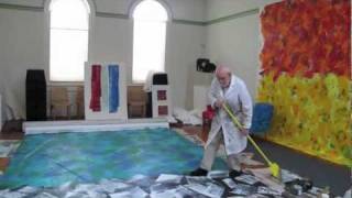 Eric Carle Painting Muralmov [upl. by Ahsinit]