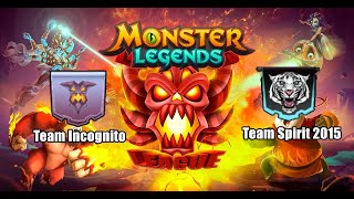 GUERRA ELITE TEAM INCOGNITO  TEAM SPIRIT 2015  Monster Legends [upl. by Allanson]