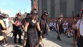 Styx of Stroud Border Morris dance quotSeptember 4thquot during Bromyard Folk Festival 2023 [upl. by Filmore357]